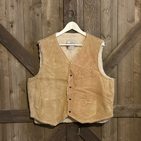Sears Other - MENS: Vintage Genuine Suede Leather Vest GUC